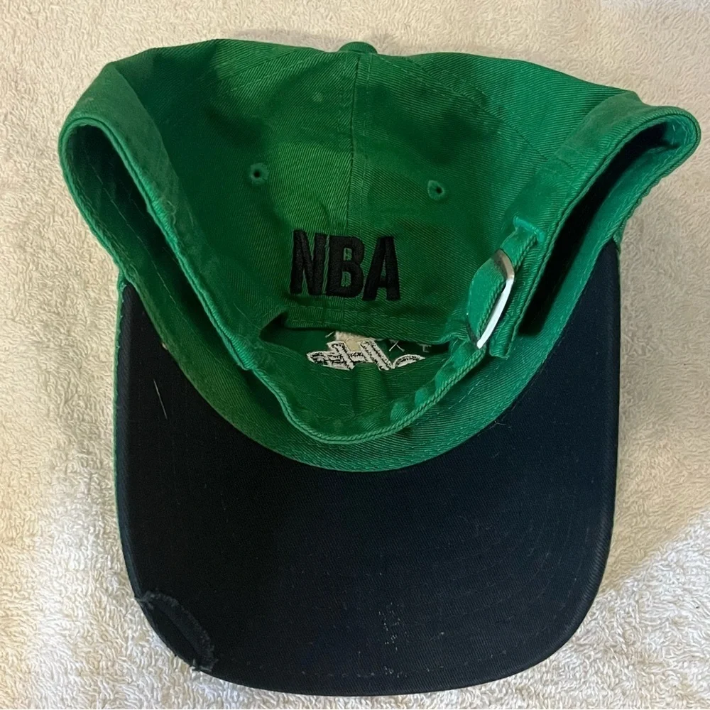 Boston Celtics Green & Black Adjustable Cotton Basketball Cap by NBA Elevation